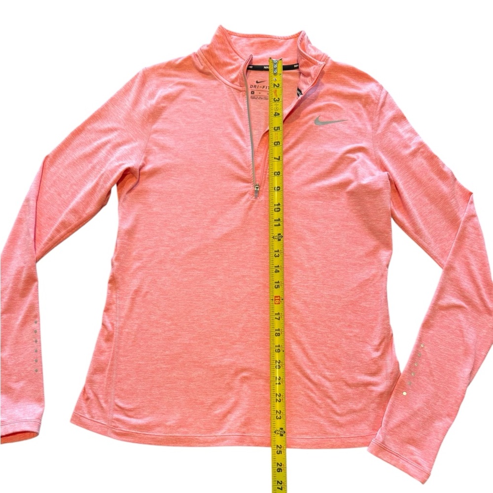 Nike Dri Fit Women's Long Sleeve Running Top Pink Size Medium - Picture 6 of 10